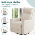 thumbnail image 5 of Gianna Adjustable Recliner Chair with Padded Seat, Modern Design for Living Room, Bedroom, Beige, 5 of 5