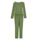 thumbnail image 4 of Puntoco Fashion Mujer Blusa de manga larga + Conjuntos de pantalones sueltos Puntoco Puntoco-3256, 4 of 6