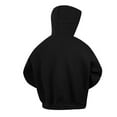 thumbnail image 2 of Betivan Men's Quarter Zip Hoodies Zip Up Hoodie Long Sleeve Drop Shoulder Sweatshirt Casual Pullover, 2 of 3