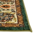 thumbnail image 6 of Unique Loom Medina Collection Area Rug - Hijaz (5' 3" Square Emerald Green/Ivory), 6 of 7