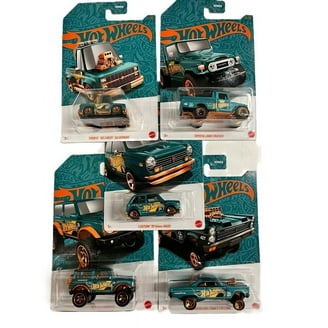 Hot Wheels 2023 55th Anniversary Pearl & Chrome Diecast Cars Set