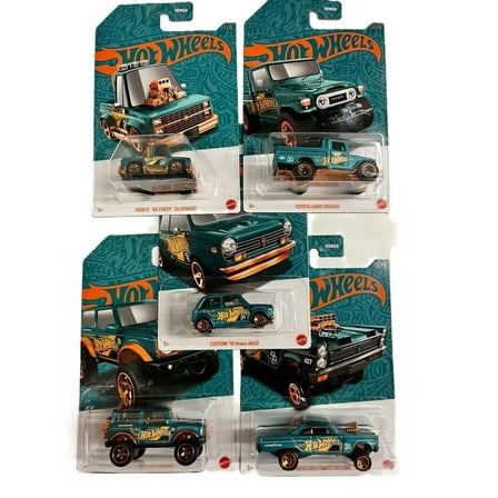 Hot Wheels Car and Truck Play Vehicles, Pearl, 5 Count