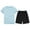 BU2, variant on Fsqjgq Kids Fall Clothes Trendy Girls Clothes Summer Children Kid Boys Girls Soft Short Sleeve T Shirt Top Blouse and Shorts Casual Two Piece Outfit Set Clothing Sets Baby Girl Outfits Size 130