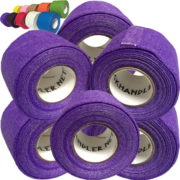 STICK HANDLER™  Professional Hockey Grip Tape Pro Pack  (Purple | Six Pack)