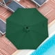 thumbnail image 3 of Sombrilla de patio iPower para exteriores de 9 pies con inclinación y manivela, verde, 3 of 7