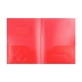 thumbnail image 2 of PPKVUFD Folders with Pockets-1 Pack, Two Pocket Folders, 2 Pocket Folders Fit Letter Size Paper, Colored File Folders for Documents, Plastic File Folder for Office Home Bussines(Style6-Red), 2 of 5