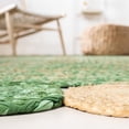thumbnail image 6 of SAFAVIEH Cape Cod Kyle Geometric Area Rug, Green/Natural, 4' x 6' Oval, 6 of 8