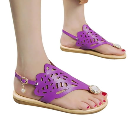 

Summer Daily Flip-Flops Leisure Beach Hollow Women s Flat Slippers