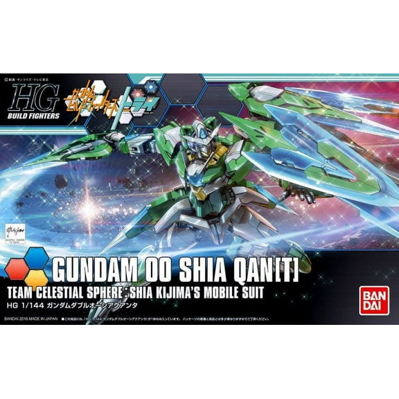 Bandai Hobby Gundam Build Fighters Try 00 Shia Qan[T] HG 1/144 Model Kit