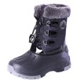 thumbnail image 1 of Nova Utopia Boys Girls Snow Boots NFWB03 BlackGrey 8, 1 of 7