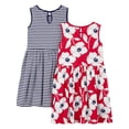 thumbnail image 2 of Conjunto de vestidos Simple Joys de Carter's Toddler Girls 3T (paquete de 2), 2 of 2