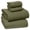Olive Stone, variant on RUVANTI Flannel Sheets – Queen Sheet Set, Ultra Soft & Cozy Double Brushed, 15" Deep Pocket, 360° Elastic For Secure Fit, No Pilling, 4 Pieces (Flat, Fitted, 2 Pillowcases), Vanilla Cream