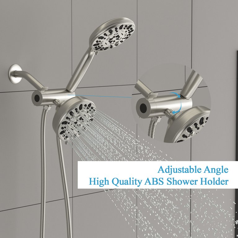 BRIGHT SHOWERS Handheld Shower Head Holder with Dual Angle Positions, –  brightshowers