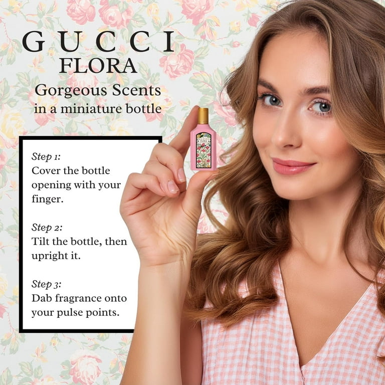 GUCCI FLORA 香水セット 5ml x 4本 Gucci Mini Perfume Set, Flora Gorgeous Gardenia Jasmine
