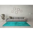 thumbnail image 3 of Ahgly Company Indoor Rectangle Oriental Light Blue Industrial Area Rugs, 4' x 6', 3 of 4