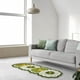 thumbnail image 5 of Fiudx Alfombra de Gamuza Suave, Base Antideslizante, Decoración para Dormitorio y Sala de Estar, Fácil de Limpiar, Tamaño 1,2 X 1,8 M, 5 of 5