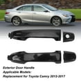 thumbnail image 3 of Poignée de Porte Extérieure de Voiture, Poignée de Porte Extérieure 4Pcs Installation Facile Poignée de Porte Extérieure Confortable pour Camry 2012-2017, 3 of 8