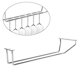 thumbnail image 2 of Soporte para colgar copas de vino y champán LEORX plateado con tornillos, 2 of 2