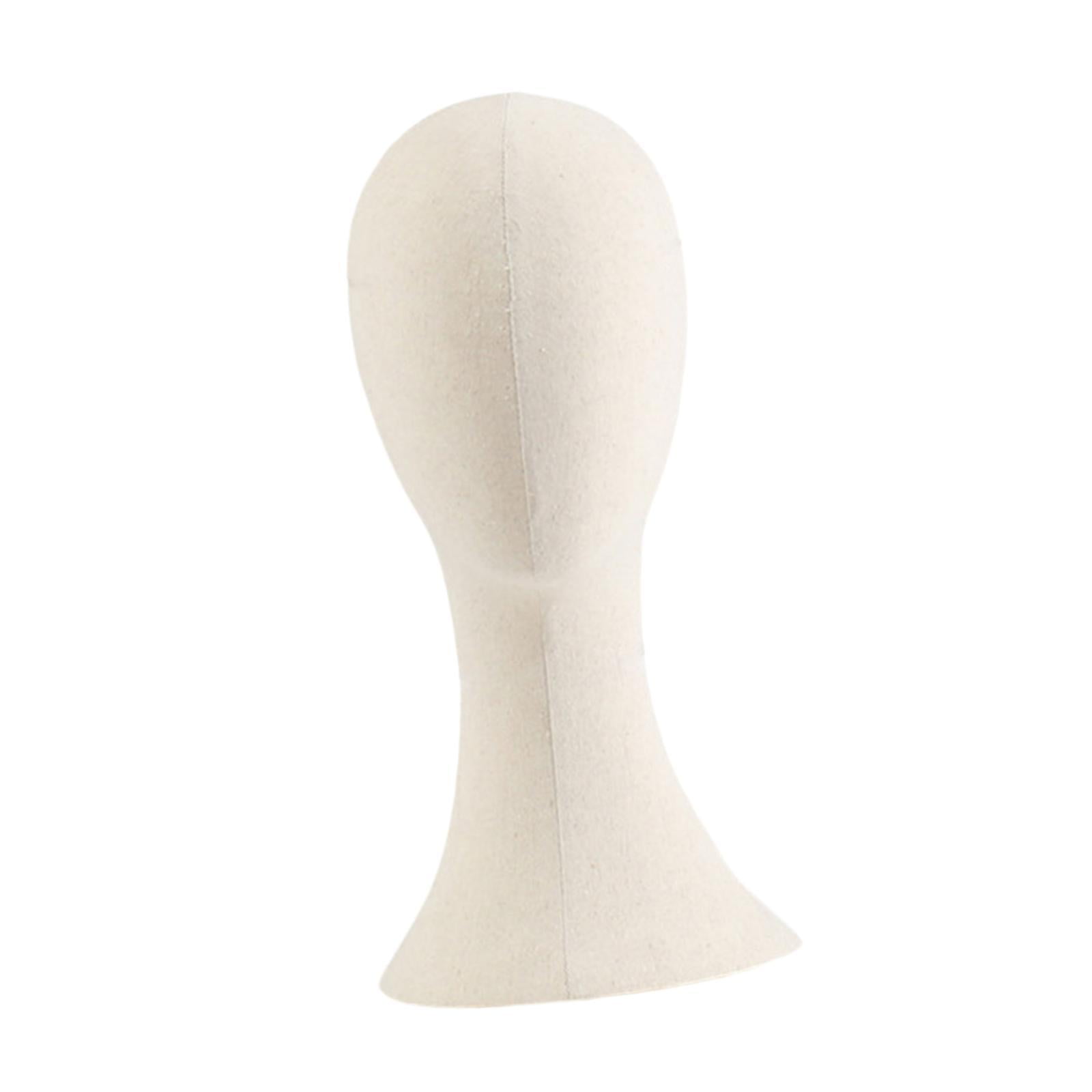 Dualoai Hat Head Display Manikin Head Portable Professional Display Hair Accessories short neck