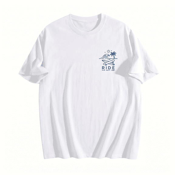 Men's 100% Cotton Short Sleeve Crewneck Graphic T-Shirt, Soft Breathable Moisture Wicking Casual Basic