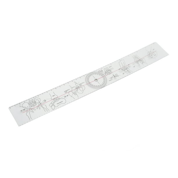 Orthopedic Angle Ruler, Clear Print Joints Measuring Tool Goniometer