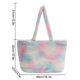 thumbnail image 3 of Bolso Bolsos de mano de felpa Mullidos Otoño Invierno Monederos Bolsos para fiesta (Multicolor), 3 of 8