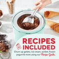 thumbnail image 6 of Dash Deluxe Gelato & Ice Cream Maker, 2qt, Aqua, 6 of 6