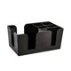 thumbnail image 1 of Multifunction Storage Rack Tissue Straws Holder Plastic Counter Box for KTV Bar Tea Shop (Black), 1 of 4