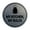 Brushed Silver, variant on Circle My Kitchen, My Rules Sign (Black) - Small