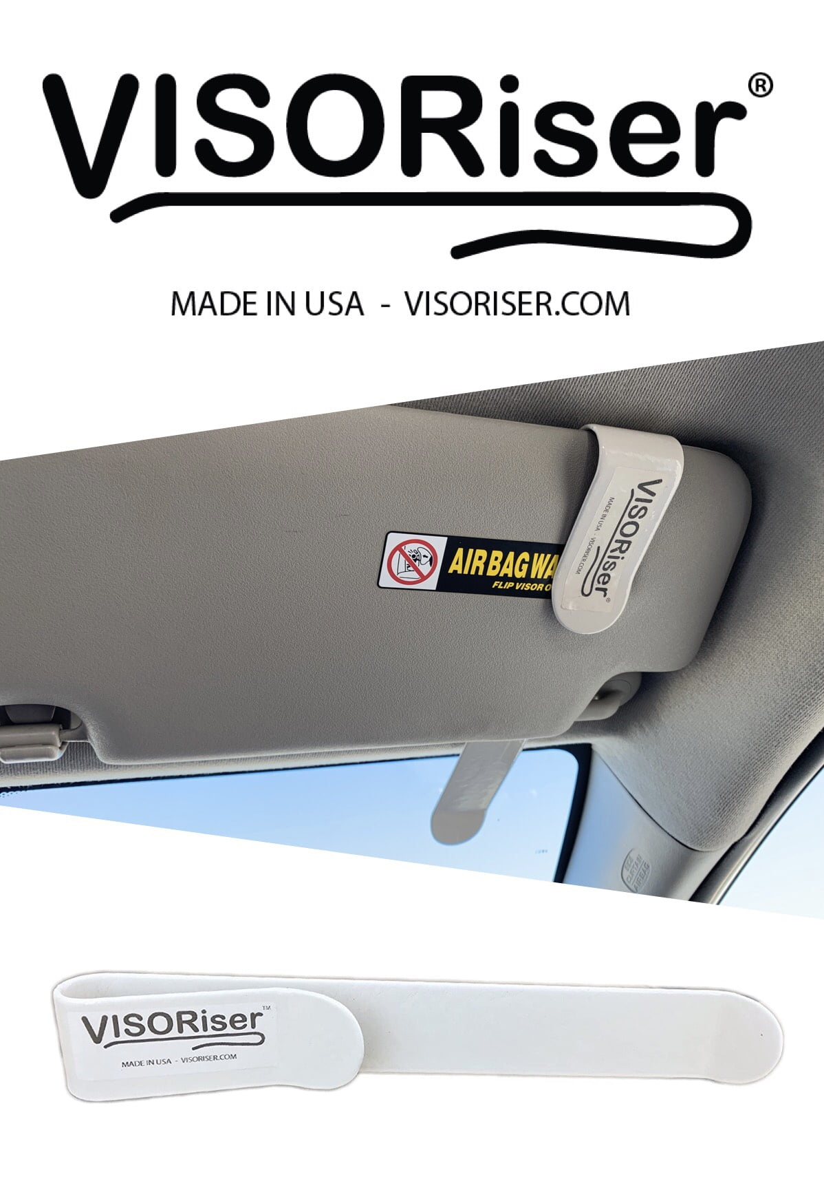 VISORiser® Automobile Sun Visor Repair Clip Accessory