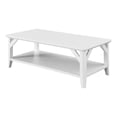 thumbnail image 1 of Convenience Concepts Table Basse Winston avec Étagère en Finition Bois Blanc, 1 of 7