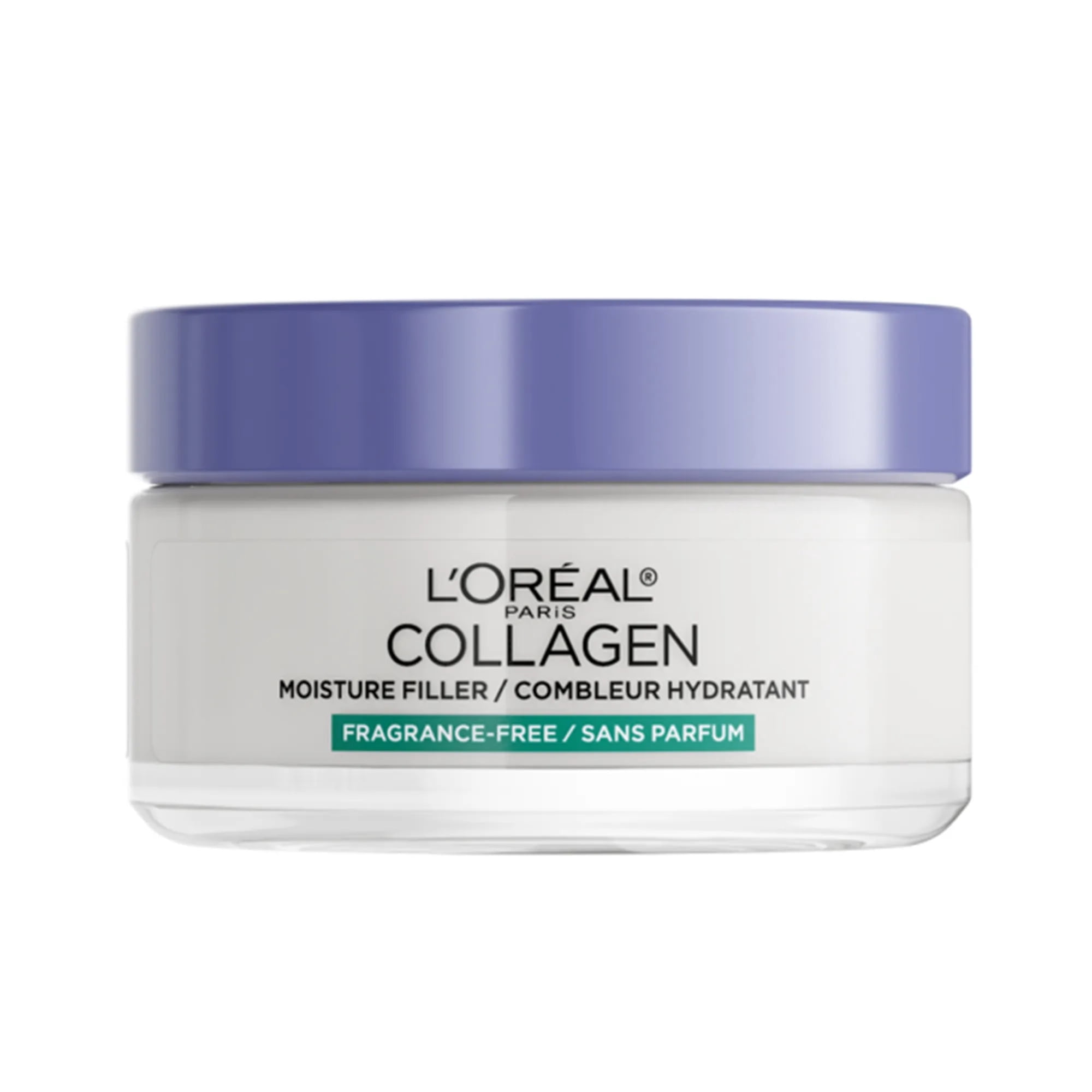 L'Oreal Paris Collagen Moisture Filler Face Cream, Anti-Aging Face Moisturizer, Non-Greasy Skin Care Formula Fragrance Free, 1.7oz