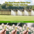 thumbnail image 6 of Automatic Drip Irrigation Kit, 100FT Garden Watering System with 16 Adjustable Copper Nozzles & Atomizing Sprinklers for Raised Beds, Greenhouse, Lawn, Yard - Water Saving DIY Irrigation System, 6 of 9