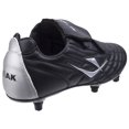 thumbnail image 3 of Mirak Forward - Botines de fútbol/rugby con tachuelas removibles para niños (Negro), 3 of 3