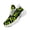 FN079-25027086-22W, variant on Men's Running Shoes Featuring a Green "Haha" Word and Spooky Face Print for Halloween, Designed with an Evil Pumpkin Motif, Lightweight Breathable Sneakers, Unisex Athletic Tennis Shoes