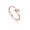 Rose Gold, variant on Glossy Plain Ring Titanium Steel Ring Women