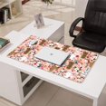 thumbnail image 3 of Long Mouse Pads for Desk,Poodle Dog and Flower Floral Desk Mats on Top Of Desks, Desk Mouse Pad Extra Large with 3mm Non-Slip Base and Stitched Edge for Gaming,Office,Work,Home 31.5"x15.7", 3 of 6