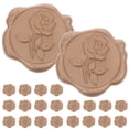 thumbnail image 1 of ADDHAT 25Ud Sellos De Cera Autocontenidos Marrón Claro Para Sobres De Boda Y Manualidades, 1 of 8
