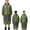 Army Green, variant on Weloille EVA Portable Fashion Raincoat,Unisex Transparent Waterproof Raincoat Rain Suit Rainwear for Adult