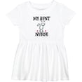 thumbnail image 3 of Inktastic My Aunt is a Nurse Girls Baby Dress, 3 of 5