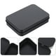 thumbnail image 2 of 2 cajas de hierro vacías para guardar tarjetas de juego, organizador rectangular de metal, contenedor de hojalata, soporte para naipes, color negro, 2 of 8