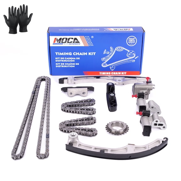 MOCA AUTOPARTS Timing Chain Kit Fit for 07-12 Ford Edge Taurus Flex Lincoln Mazda CX-9 3.5L 3.7L