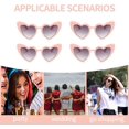 thumbnail image 4 of Gafas de sol Novia Dama de honor Gafas de sol 10 pares Gafas en forma de corazón para mujer Fiesta Boda EyewearPink esquí esquí Gafas de esquí, 4 of 5