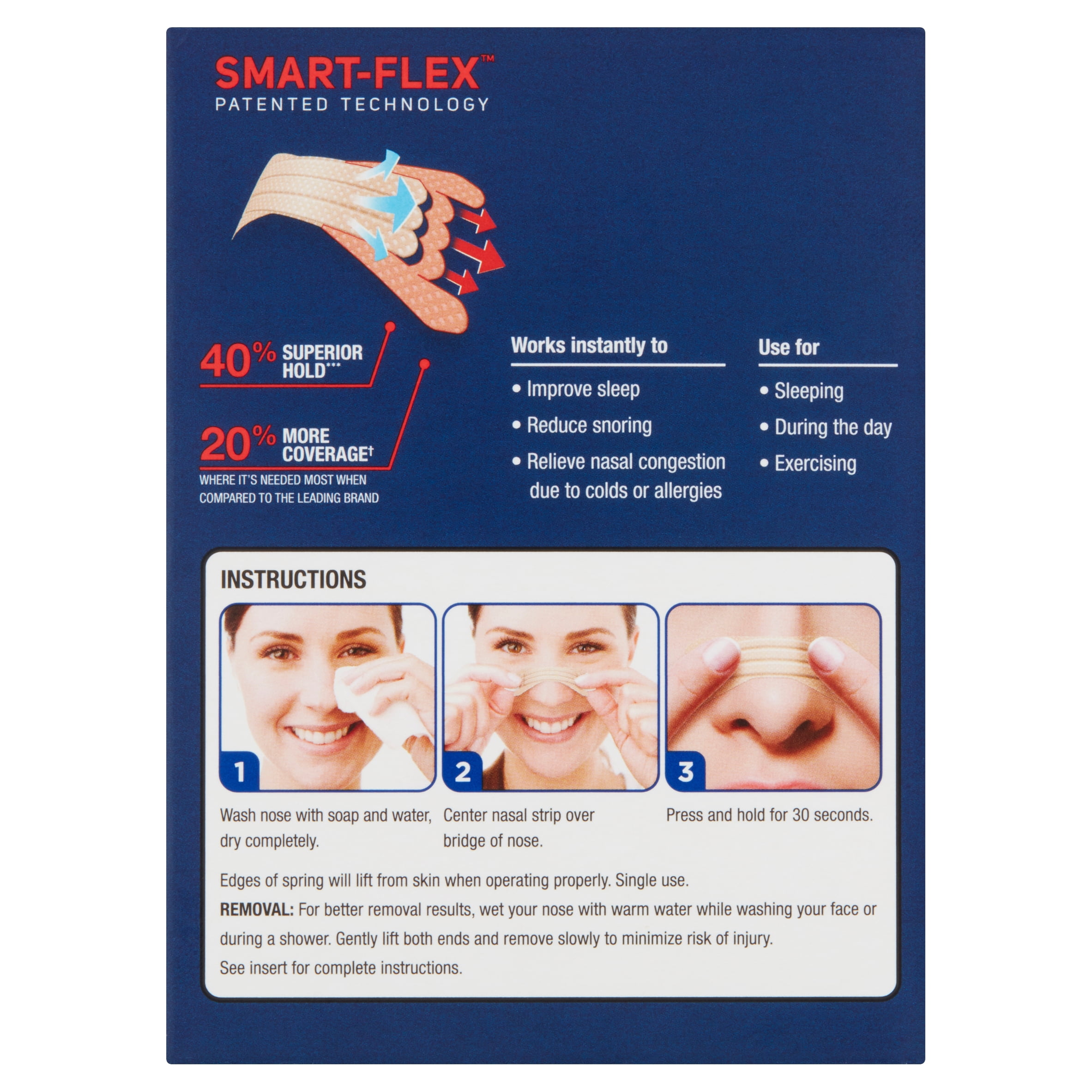 Equate Extra Strength Tan Nasal Strips, 26 Count