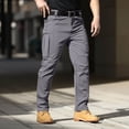 thumbnail image 2 of Travel Pants for Men Big and Tall Fashion Water Resistant Joggers Pants Slim Fit Dress Pants Tapered Work Cropped Trousers, 2 of 6