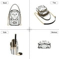 thumbnail image 3 of FORMRS Crossbody Bag for Women Quilted Travel Shoulder Cell Phone Purse with Chain Strap Handbag, Cute Chubby Cat, 3 of 7