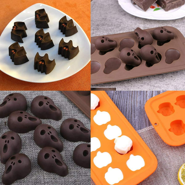 3D Poisonous Mushroom Silicone Mold Halloween Chocolate Fudge
