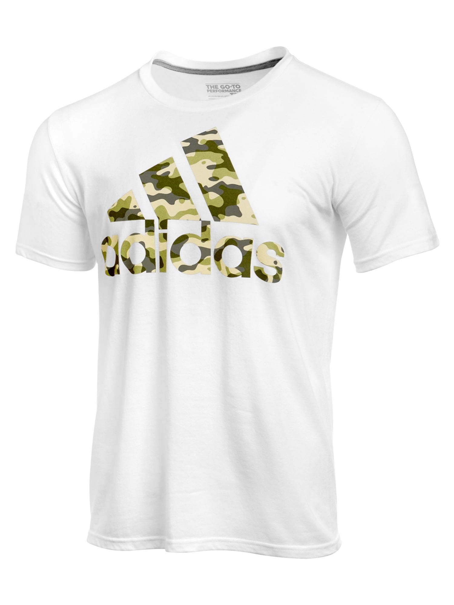 Adidas Mens Camouflage Graphic TShirt white L