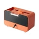 thumbnail image 4 of Cubierta de caja de pañuelos Organizador de almacenamiento rectangular con divisor de cajón Soporte de teléfono Tocador Organizador de maquillaje para Amarillo mayimx sostenedor del tejido, 4 of 9