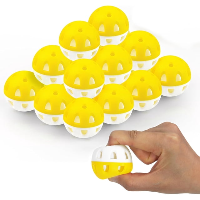 YSTIANN 20-Pack Wear-Resistant Practice Golf Balls ,High-Visibility Limited-Flight Balls for Indoor/Outdoor Training,Durable Golf Training Aids for Driving Range & Backyard Practice AZ78-3416
